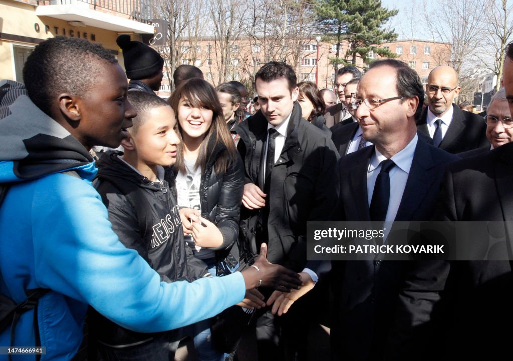 FRANCE2012-ELECTIONS-PS-HOLLANDE-CRIME-SCHOOL-JEWS-SHOOTING
