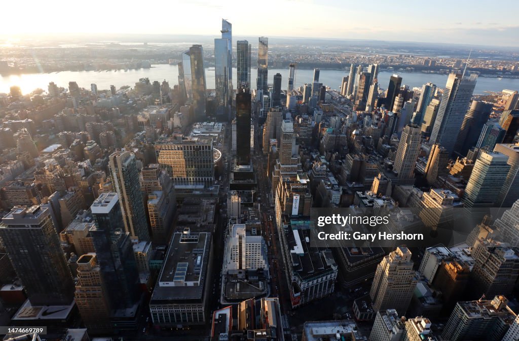 Views From the Empire State Building in New York City