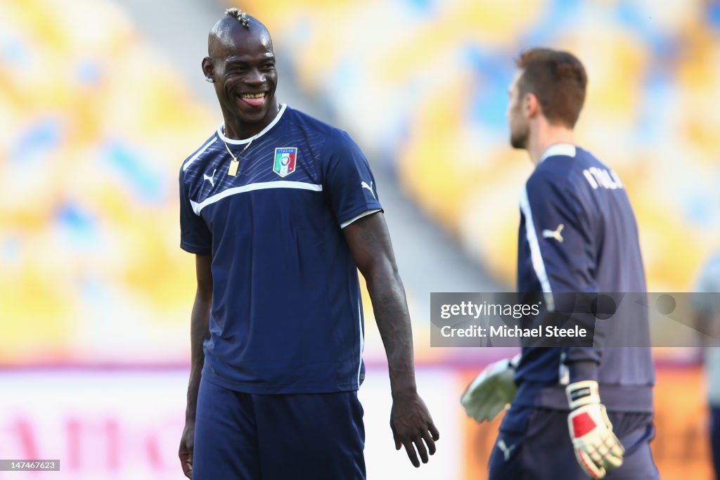 Italy Training and Press Conference - UEFA EURO Final 2012