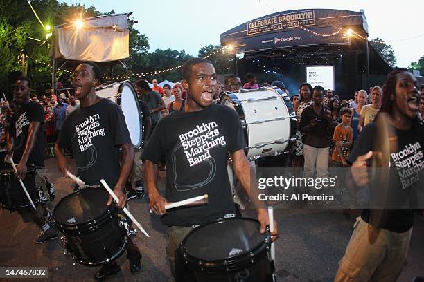 Steppers Rave Brooklyn Steppers Marching Band Photos and Premium High Res Pictures ...