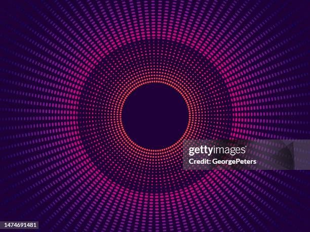 illustrazioni stock, clip art, cartoni animati e icone di tendenza di circle frame - bordo con fasci di luce - ruota