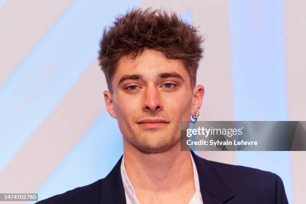 Maxence Danet-Fauvel attends the Series Mania Festival - day three on March 19, 2023 in Lille, France.