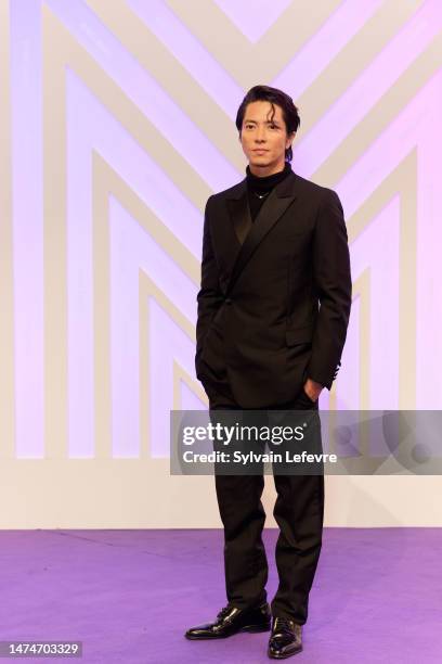 Tomohisa Yamashita attends the Series Mania Festival - day three on March 19, 2023 in Lille, France.