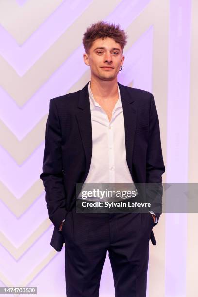 Maxence Danet-Fauvel attends the Series Mania Festival - day three on March 19, 2023 in Lille, France.