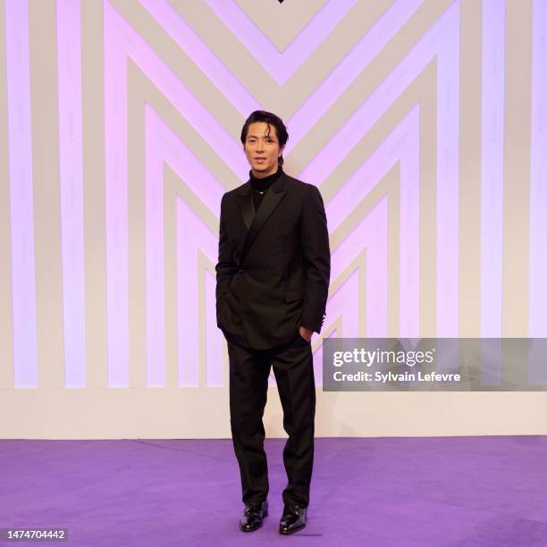 Tomohisa Yamashita attends the Series Mania Festival - day three on March 19, 2023 in Lille, France.