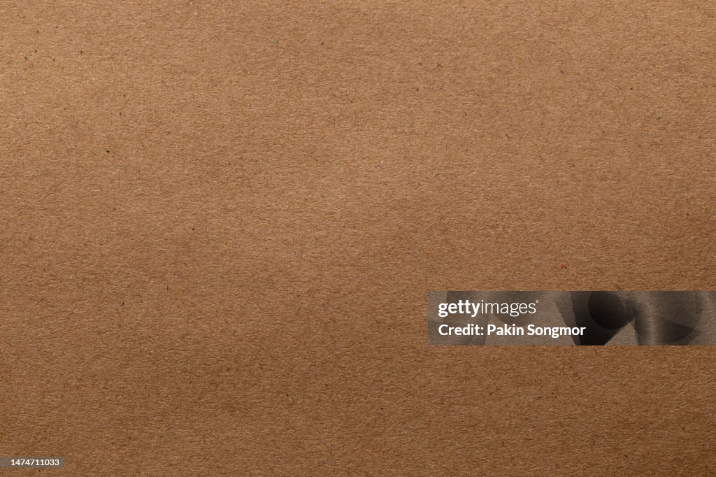 Brown paper sheet texture cardboard background.