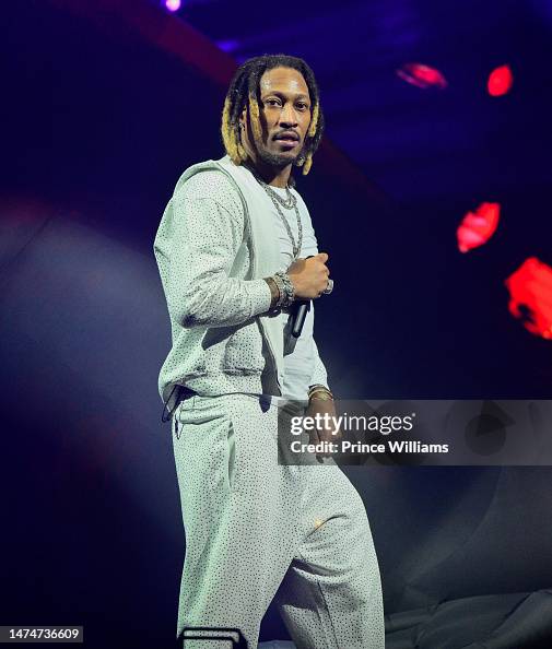 A Rapper Doing Yo Rapper Future performs during
