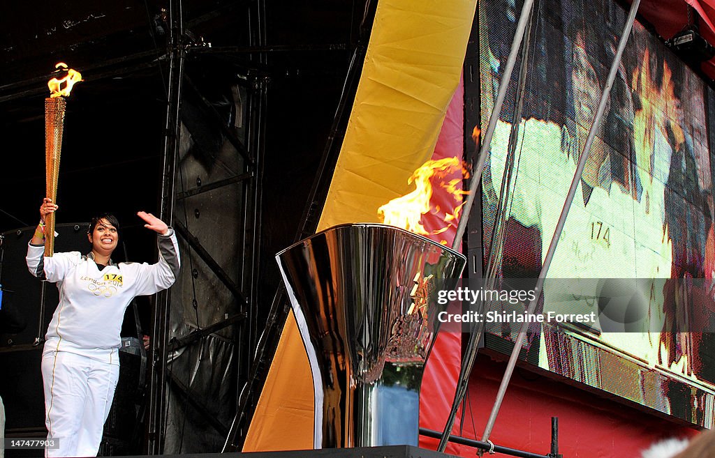 London 2012 Olympic Torch Relay - Birmingham Celebration - Presented By Coca Cola