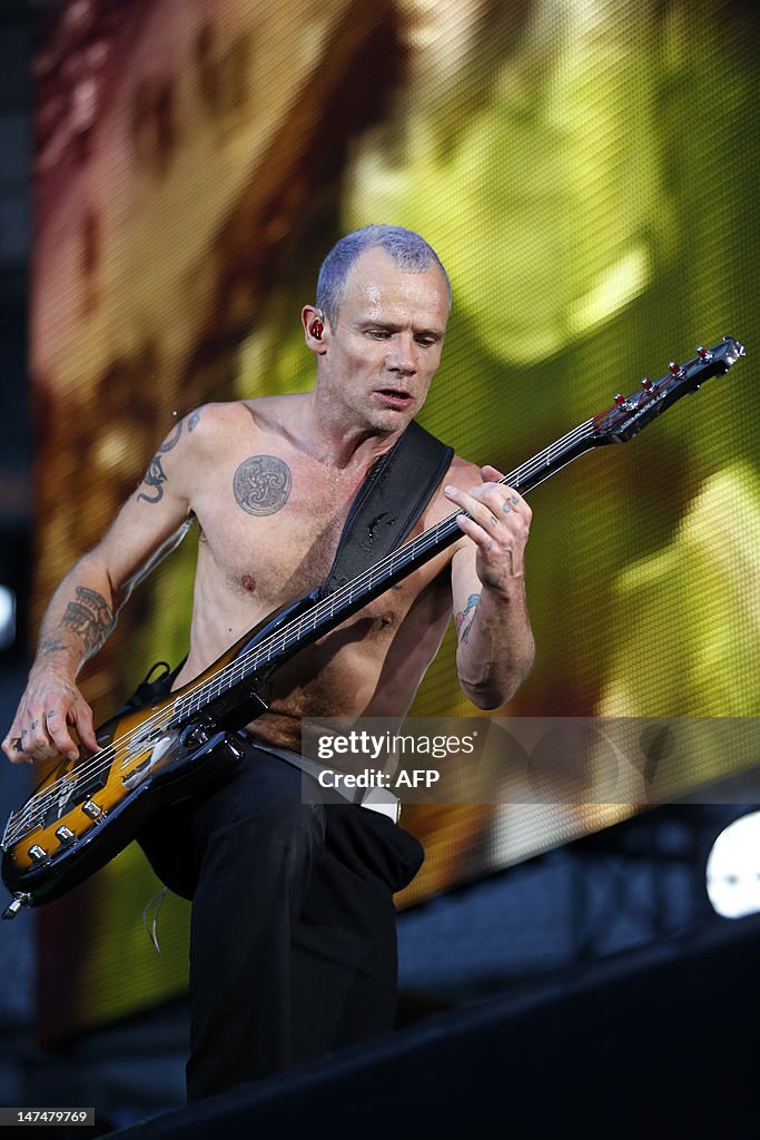 Michael Flea Balzary Of The US Band Red Hot Chili Peppers Performs michael-flea-balzary-of-the-us-band-red-hot-chili-peppers-performs