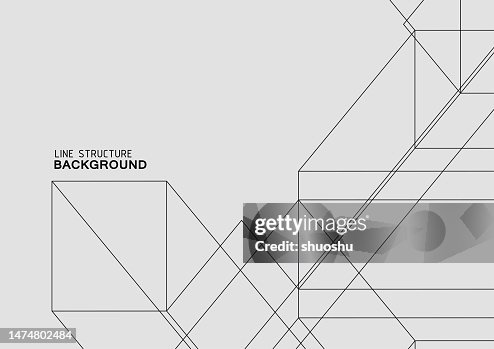 Line Structure Pattern Abstract Minimalism Geometric Line Structure Pattern Background High ...