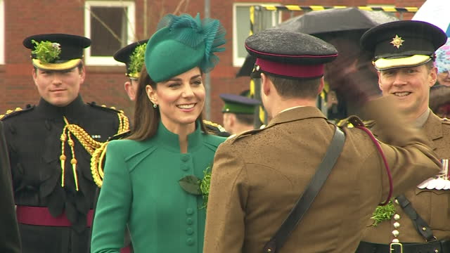 GBR: The Prince And Princess Of Wales Attend The 2023 St. Patrick's Day Parade