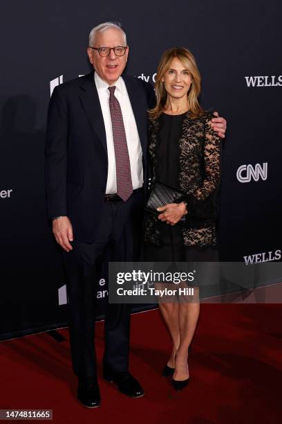 David Rubenstein and Caryn Zucker attend the 2023 Mark Twain Prize for American Humor presentation at The Kennedy Center on March 19, 2023 in...