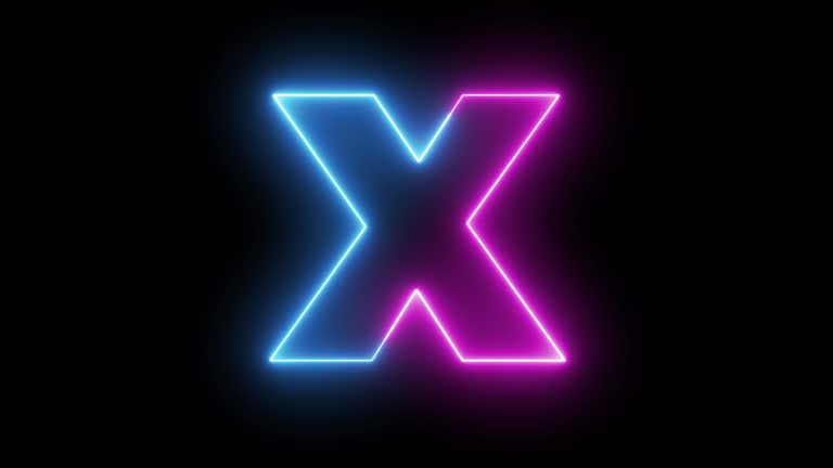 X Animation Effect Animated Letter X