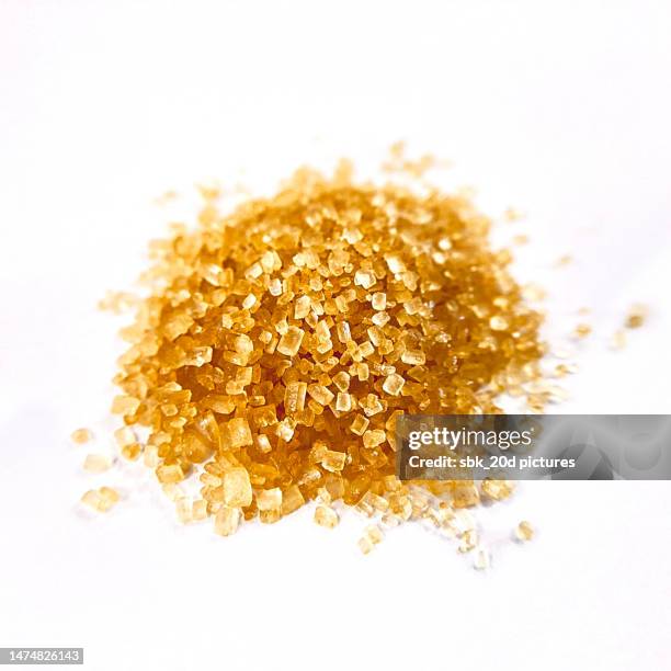 brown sugar 02 - granulated sugar stock pictures, royalty-free photos & images