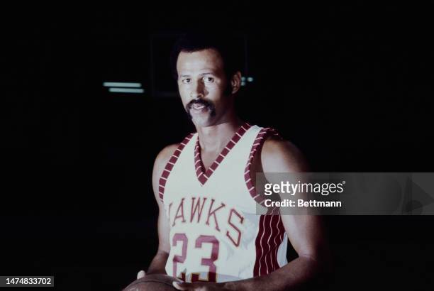 Lou Hudson of the Atlanta Hawks pictured in 1974.