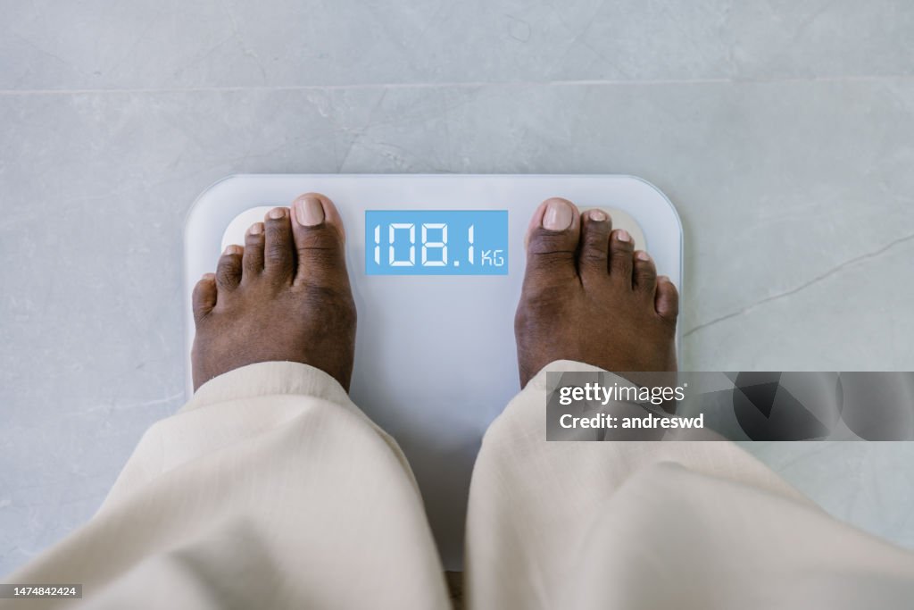 Weigh in fat digital scale overweight