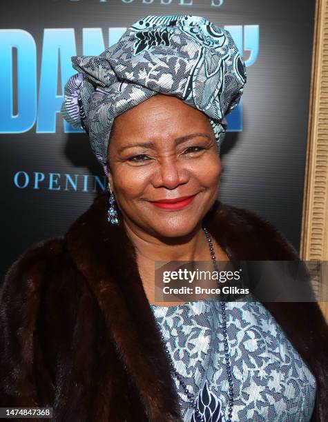 Tonya Pinkins poses at the opening night of "Bob Fosse's "Dancin'" on Broadway at The Music Box Theatre on March 19, 2023 in New York City.