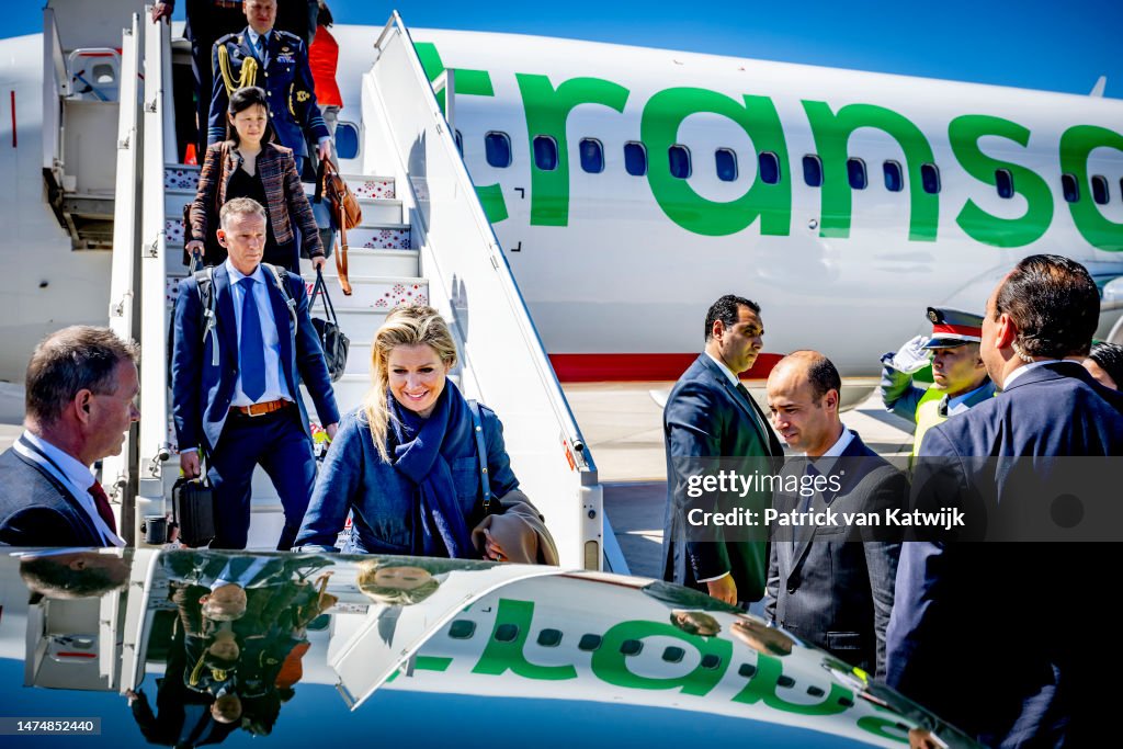 Queen Maxima Of The Netherlands Visits Morocco As UN Special Advocate : Day One Casablanca