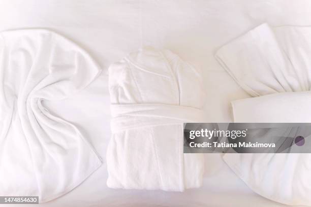 Folded Rpbe Folded Spa Robe Photos and Premium High Res Pictures - Getty Images