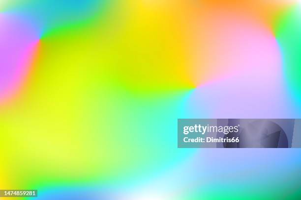 abstract multicolored blurred gradient background - rainbow mesh background stock illustrations