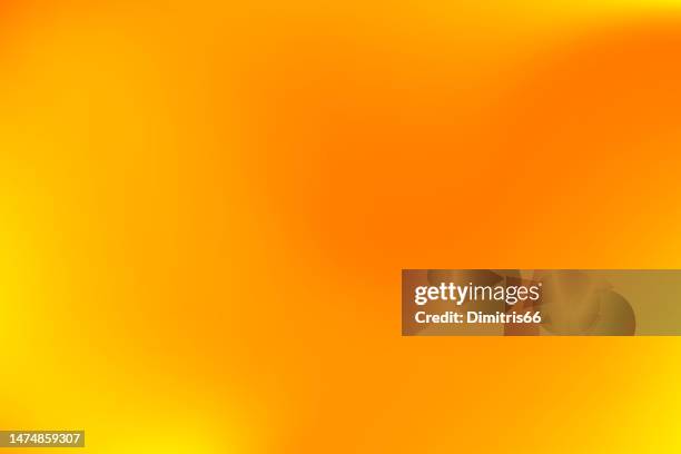 ilustrações, clipart, desenhos animados e ícones de fundo de mesclagem de gradiente laranja - amarelo