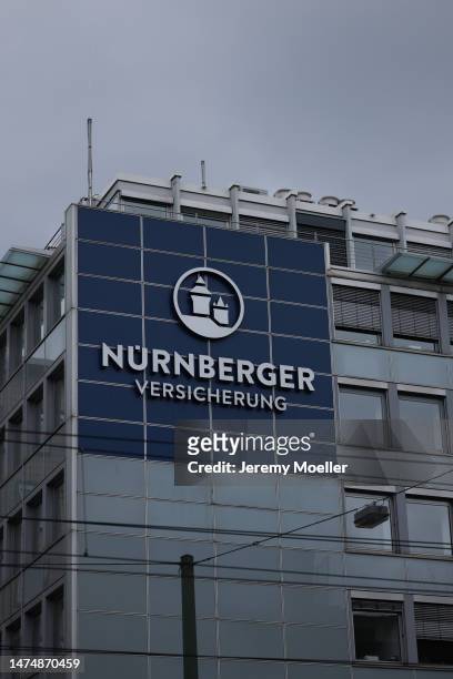 The exterior of the Nürnberger Versicherung photographed on March 19, 2023 in Dusseldorf.