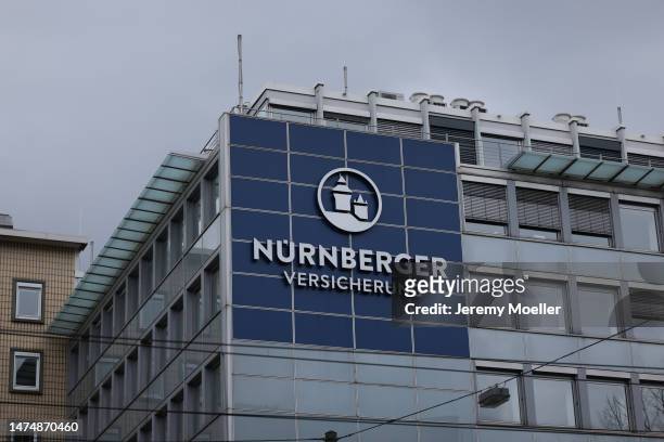 The exterior of the Nürnberger Versicherung photographed on March 19, 2023 in Dusseldorf.