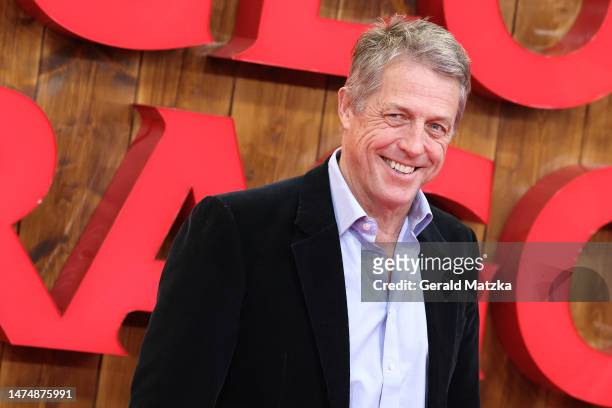 Hugh Grant attends the "Dungeons And Dragons" Premiere at Zoopalast on March 20, 2023 in Berlin, Germany.