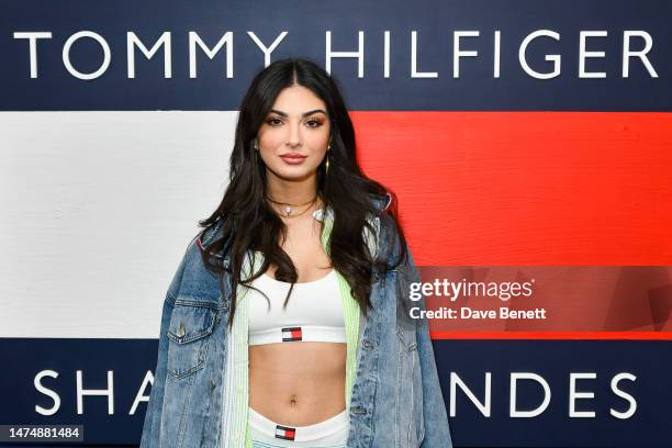 Elisa Maino attends the Tommy x Shawn: The "Classics Reborn" Global Activation VIP dinner at The House Of KOKO on March 20, 2023 in London, England.