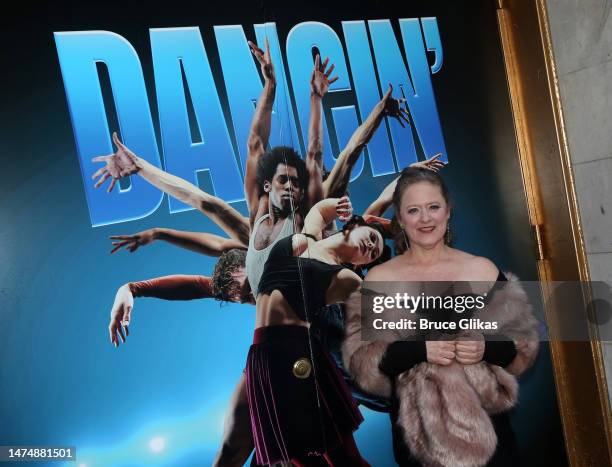 Nicole Fosse poses at the opening night of "Bob Fosse's "Dancin'" on Broadway at The Music Box Theatre on March 19, 2023 in New York City.