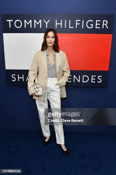 Alexa Chung attends the Tommy x Shawn: The "Classics Reborn" Global Activation VIP dinner at The House Of KOKO on March 20, 2023 in London, England.