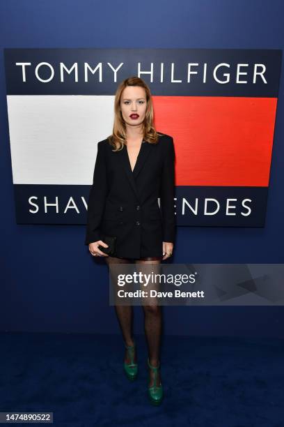 Georgia May Jagger attends the Tommy x Shawn: The "Classics Reborn" Global Activation VIP dinner at The House Of KOKO on March 20, 2023 in London,...