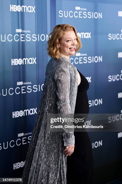 Sarah Snook attends HBO's "Succession" Season 4 Premiere at Jazz at Lincoln Center on March 20, 2023 in New York City.