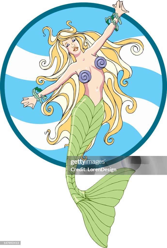 Art Deco Mermaid