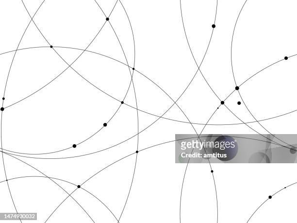nahtlose kreisverbindungen - pattern seamless circle abstract stock-grafiken, -clipart, -cartoons und -symbole