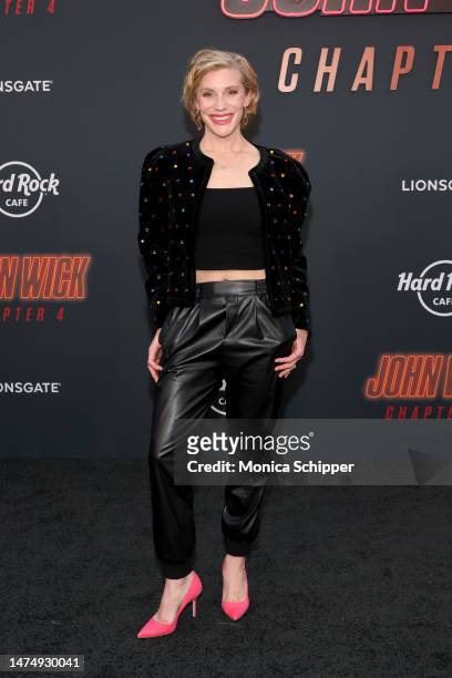 Katee Sackhoff attends the Los Angeles Premiere of Lionsgate's "John Wick: Chapter 4" at TCL Chinese Theatre on March 20, 2023 in Hollywood,...