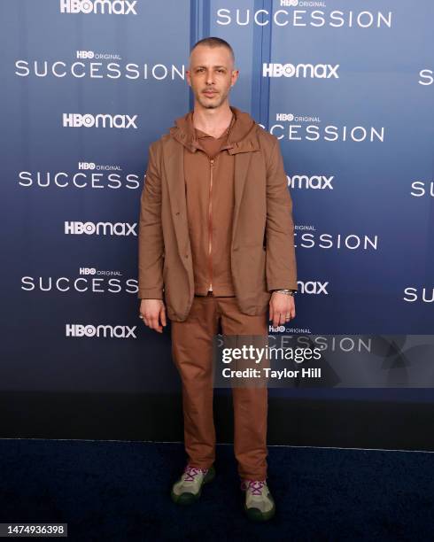 Jeremy Strong attends the Season 4 premiere of HBO's "Succession" at Jazz at Lincoln Center on March 20, 2023 in New York City.