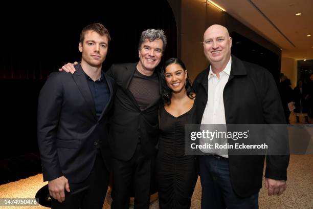 Gabriel Basso, Christopher Shyer, Luciane Buchanan and Shawn Ryan attend the The Night Agent Los Angeles special screening at Netflix Tudum Theater...