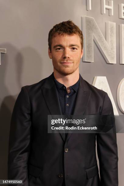 Gabriel Basso attends the The Night Agent Los Angeles special screening at Netflix Tudum Theater on March 20, 2023 in Los Angeles, California.