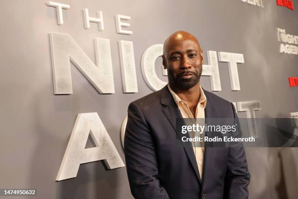 Woodside attends the The Night Agent Los Angeles special screening at Netflix Tudum Theater on March 20, 2023 in Los Angeles, California.