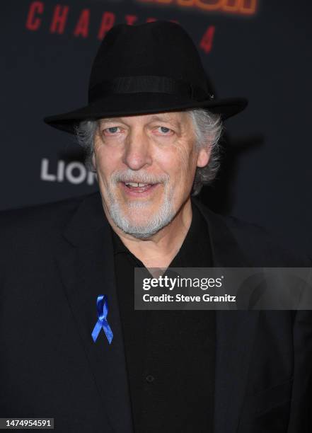 Clancy Brown arrives at the Los Angeles Premiere Of Lionsgate's "John Wick: Chapter 4" at TCL Chinese Theatre on March 20, 2023 in Hollywood,...