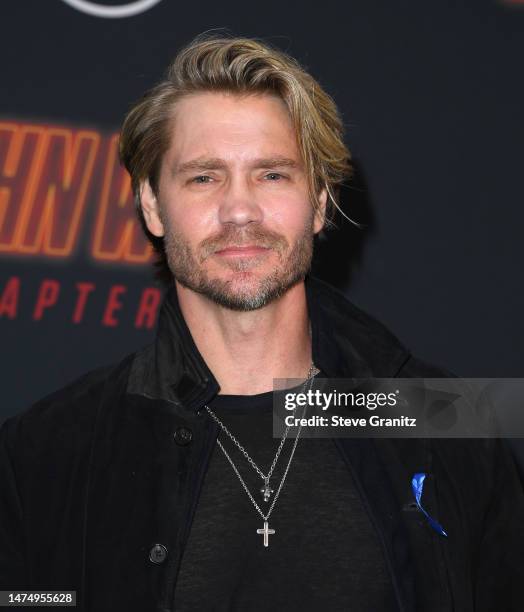 Chad Michael Murray arrives at the Los Angeles Premiere Of Lionsgate's "John Wick: Chapter 4" at TCL Chinese Theatre on March 20, 2023 in Hollywood,...