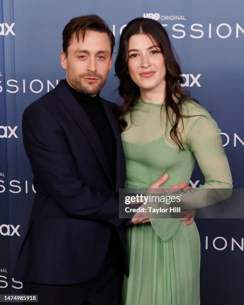 Kieran Culkin and Jazz Charton attend the Season 4 premiere of HBO's "Succession" at Jazz at Lincoln Center on March 20, 2023 in New York City.