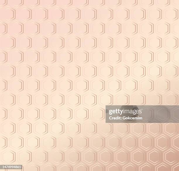 rose gold islamic pattern abstract background. - rose gold pattern stock illustrations