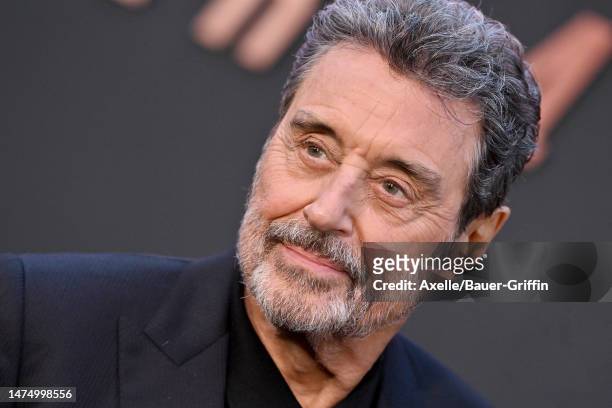Ian McShane attends the Los Angeles Premiere of Lionsgate's "John Wick: Chapter 4" at TCL Chinese Theatre on March 20, 2023 in Hollywood, California.