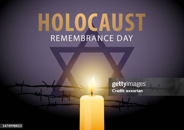 holocaust light up the darkness - monument to the murdered jews of europe stock illustrations