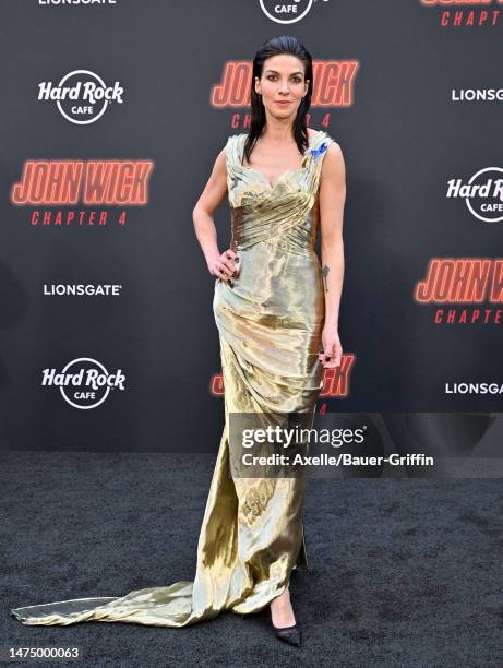 Natalia Tena attends the Los Angeles Premiere of Lionsgate's "John Wick: Chapter 4" at TCL Chinese Theatre on March 20, 2023 in Hollywood, California.