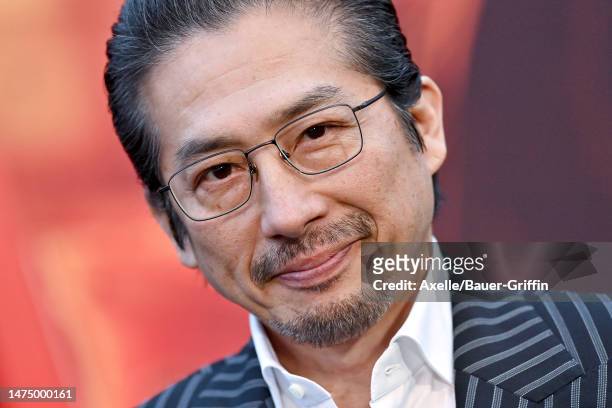 Hiroyuki Sanada attends the Los Angeles Premiere of Lionsgate's "John Wick: Chapter 4" at TCL Chinese Theatre on March 20, 2023 in Hollywood,...
