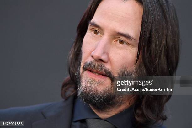 Keanu Reeves attends the Los Angeles Premiere of Lionsgate's "John Wick: Chapter 4" at TCL Chinese Theatre on March 20, 2023 in Hollywood, California.