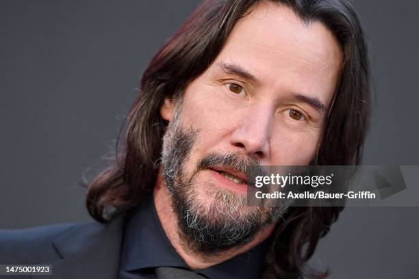 Keanu Reeves attends the Los Angeles Premiere of Lionsgate's "John Wick: Chapter 4" at TCL Chinese Theatre on March 20, 2023 in Hollywood, California.